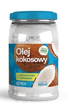 Olej kokosowy rafinowany 900ml