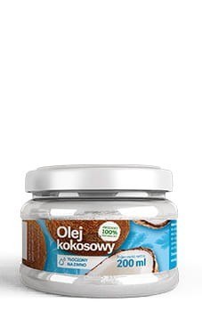 Olej kokosowy tłoczny na zimno 200ml