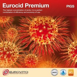 Zakwaszacz sypki Eurocid Premium Pigs 25 kg