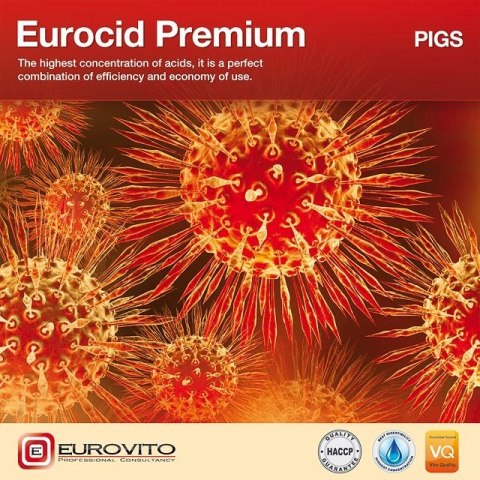 Zakwaszacz sypki Eurocid Premium Pigs 25 kg Zakwaszacz sypki Eurocid Premium Pigs 25 kg
